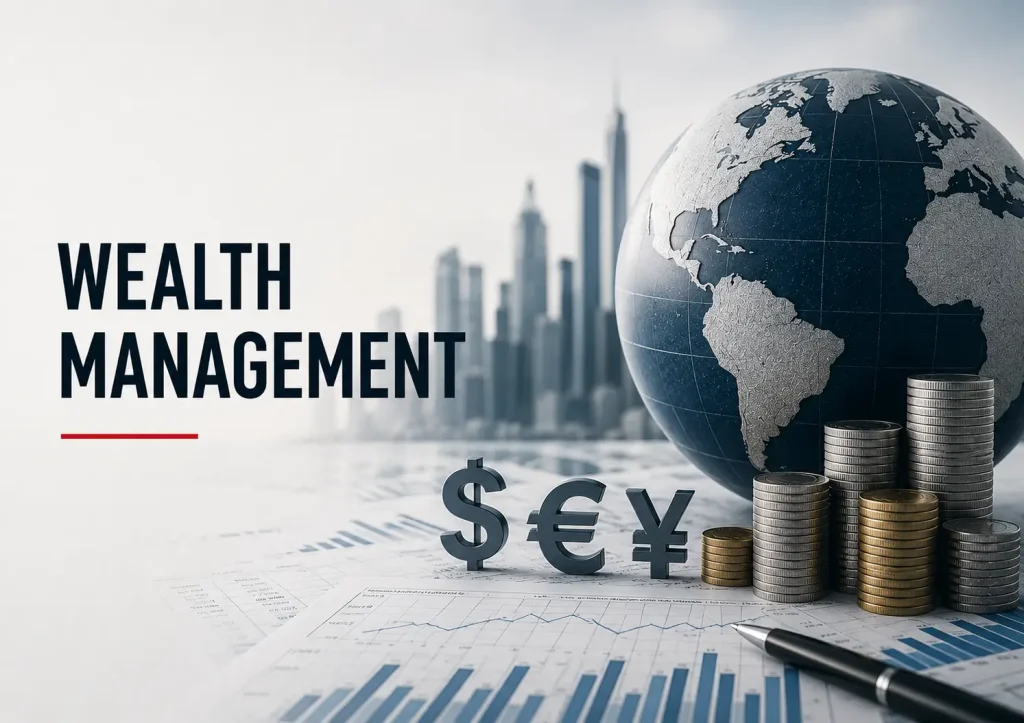 Professional investor analyzing interest rates, forex markets, and hedge fund strategies on multiple financial screens